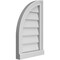Ekena Millwork Quarter Round Top Left Surface Mount PVC Gable Vent w/ 2"W x 2"P Brickmould Sill Frame, 14"W x 22"H GVPQL14X2203SN - alternate 3